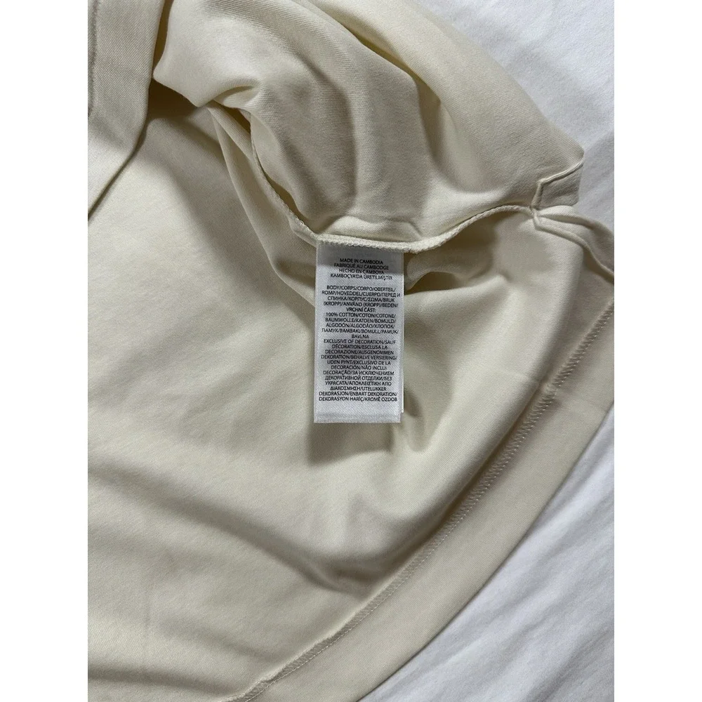 Polo Ralph Lauren White Polo Shirt Soft‎ Touch Long Sleeve Men's 4XB NWT